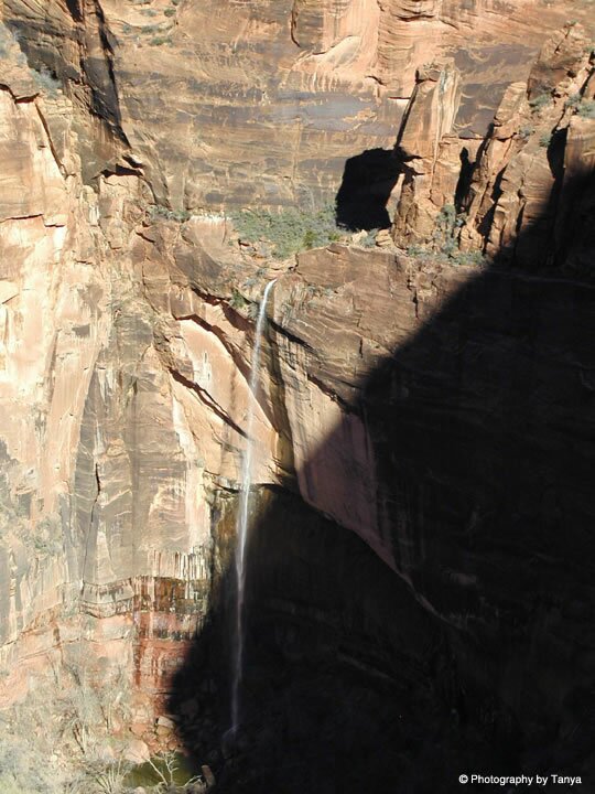 Weeping Rock from Hidden Canyon