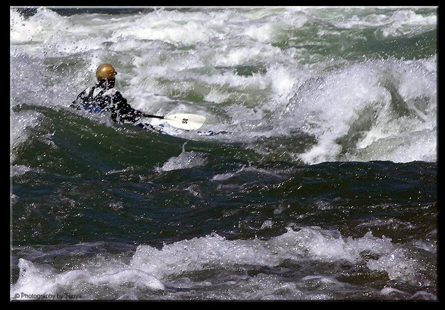 kayaking rapid - Colorado River Grand Canyon photo