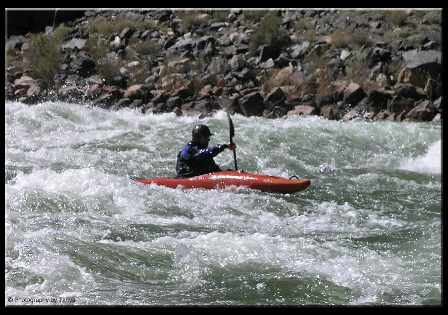 Picture kayak Grand Canyon