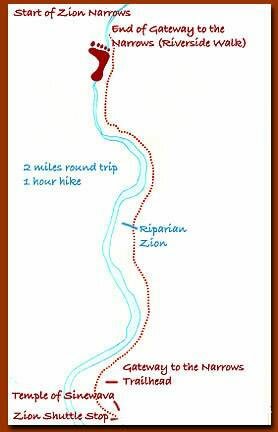 Riverside Walk map