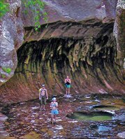 Zion National Park Picture -Subway