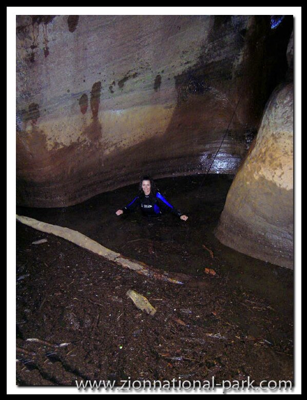 Zion Photo: Mary Cisneros in Echo Canyon