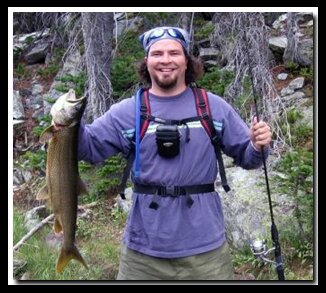 Justin Mc Farland fishing in Utah