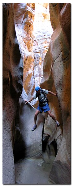 Grand Staircase slot canyon is part of the geology