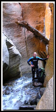 Zion's Kolob Canyon, a slot canyon in the Kolob Canyons section of Zion National Park