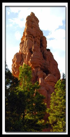 A hoodoo in Red Canyon