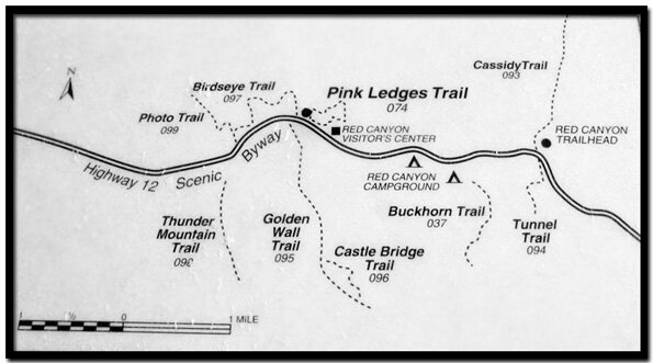 Red Canyon Trail Map