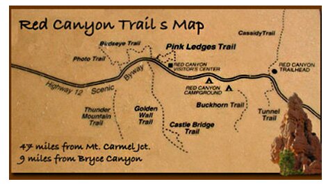Red Canyon Map