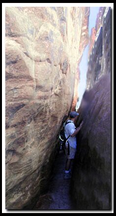 Shelf Canyon slot canyon in Zion