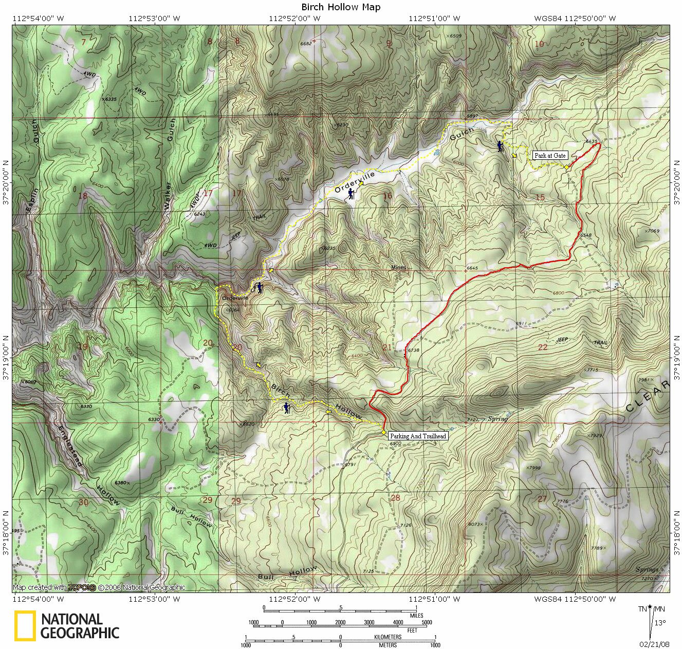 Birch Hollow Map