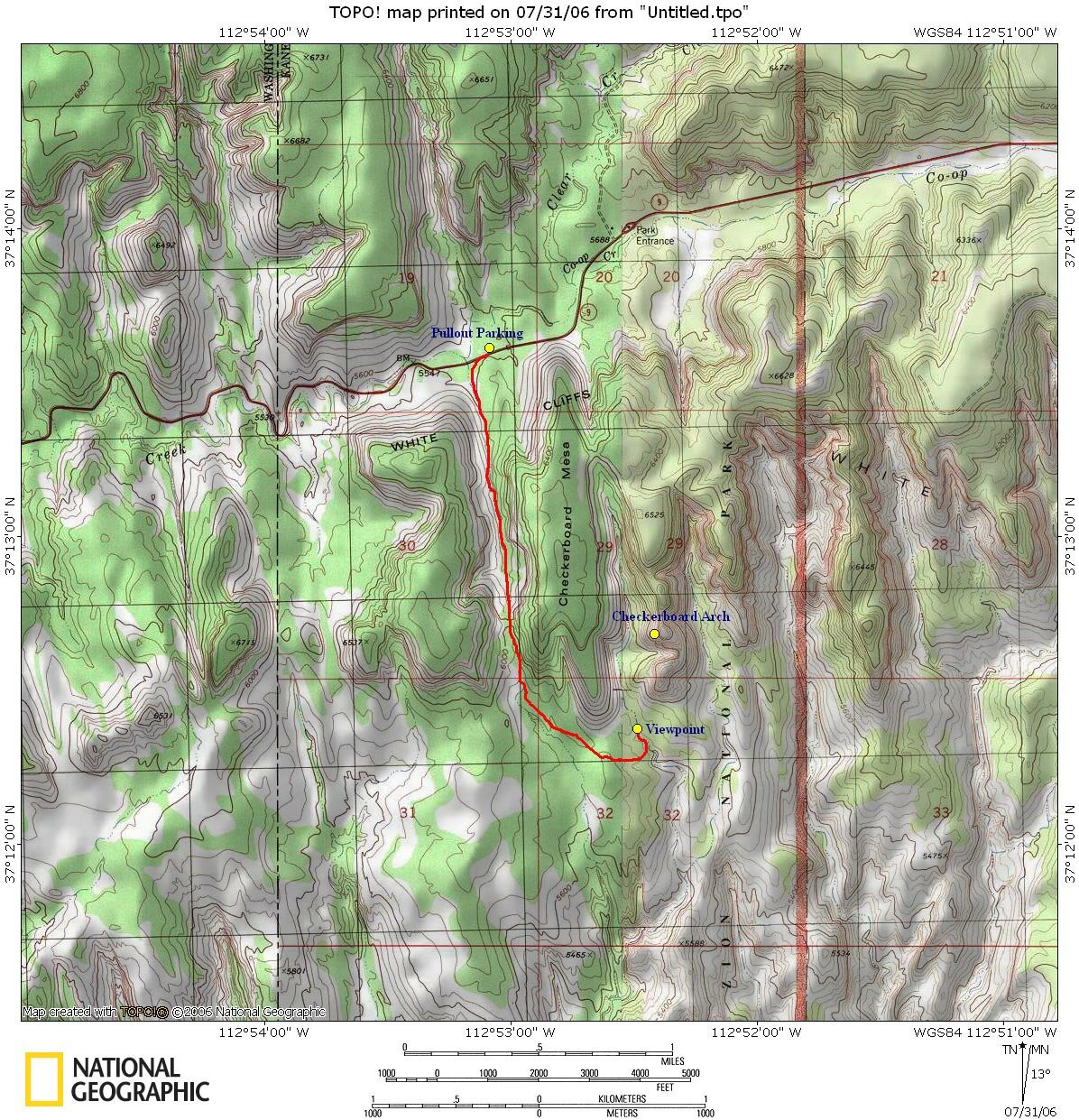 Checkerboard Arch Map