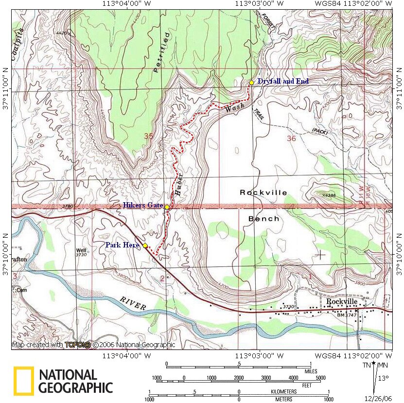 Huber Wash Map