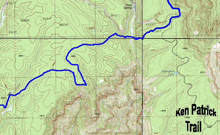 Ken Patrick Trail Map