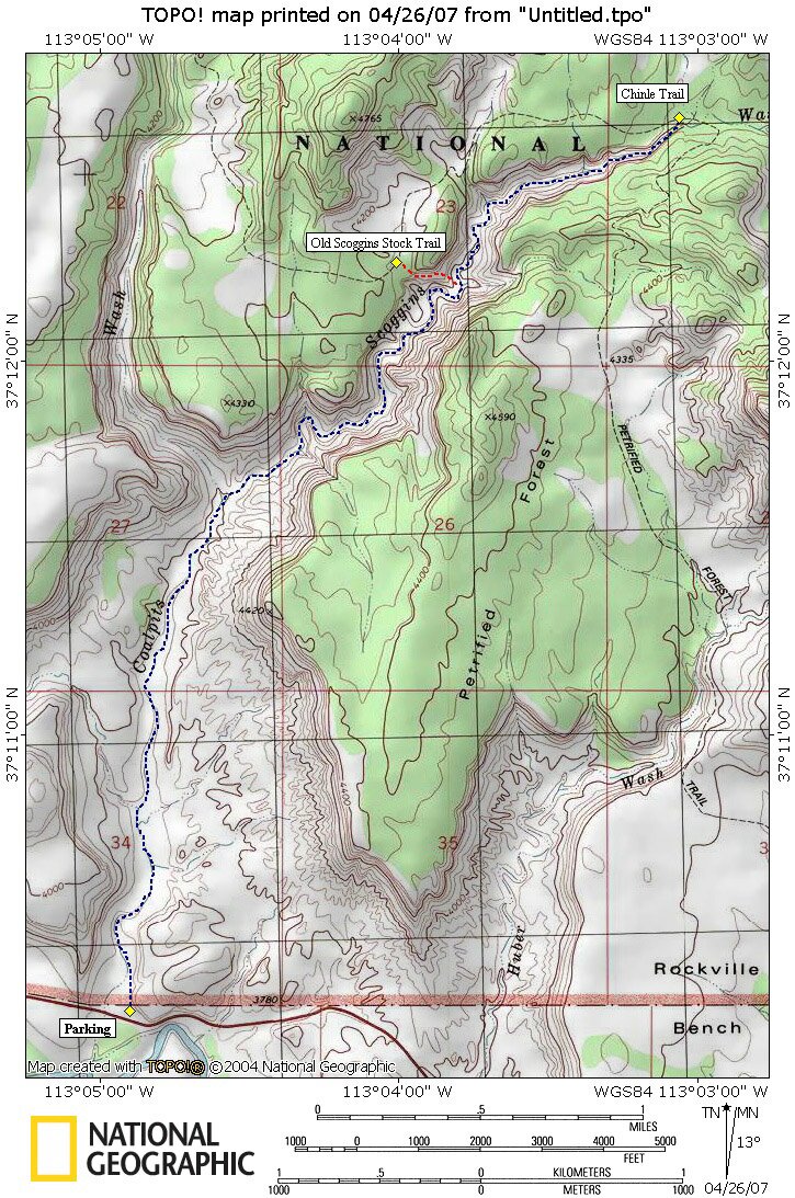 Scoggins Map