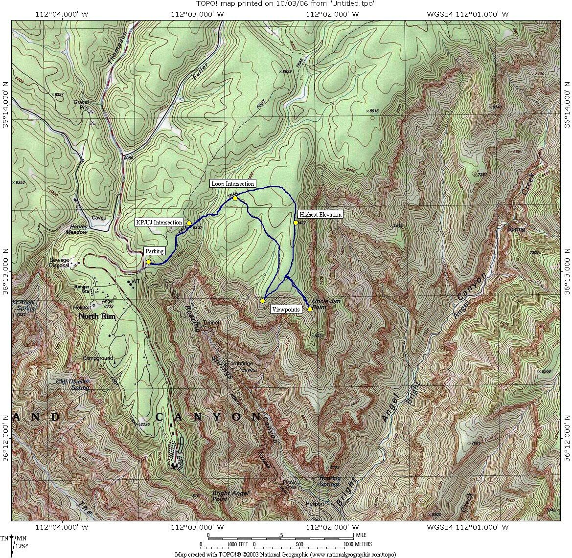 Uncle Jim Map